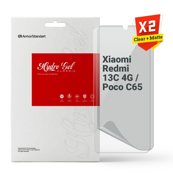 Фото - Захисна плівка для смартфону Armorstandart Clear + Matte for Xiaomi Redmi 13C 4G / Poco C65 (ARM80708)