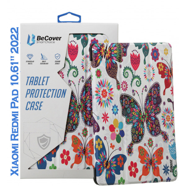 Фото - Чохол для планшета BeCover Smart Case for Xiaomi Redmi Pad 10.61'' 2022 Butterfly (708731)