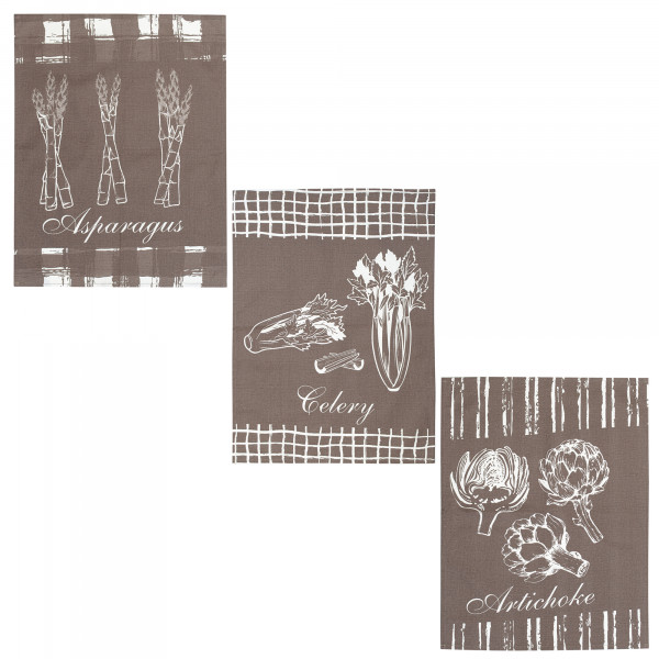 Фото - Набір рушників Home Line 45Х60 Полупанама овочі 3 шт. (163500)