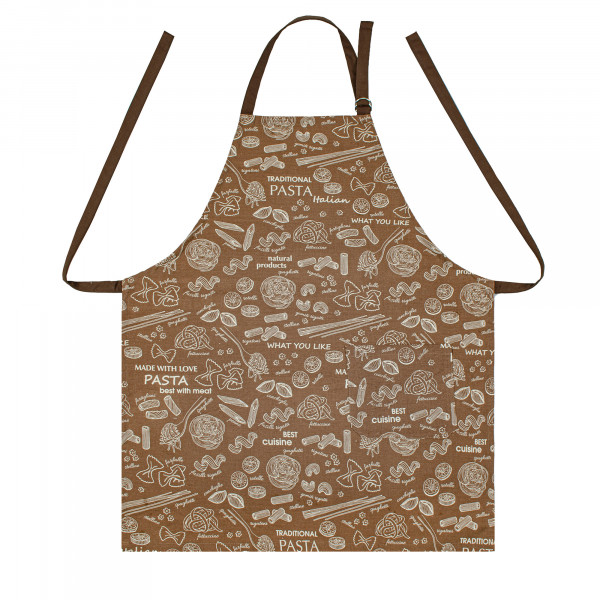 Фото - Фартух Home Line Полупанама паста св-коричневий/суровий (183952)
