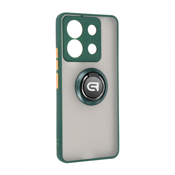 Фото - Чехол для смартфона Armorstandart Frosted Matte Ring for Xiaomi Redmi Note 13 Pro 5G/Poco X6 5G Dark Green (ARM72725) Фото - Чехол для смартфона Armorstandart Frosted Matte Ring for Xiaomi Redmi Note 13 Pro 5G/Poco X6 5G Dark Green (ARM72725)