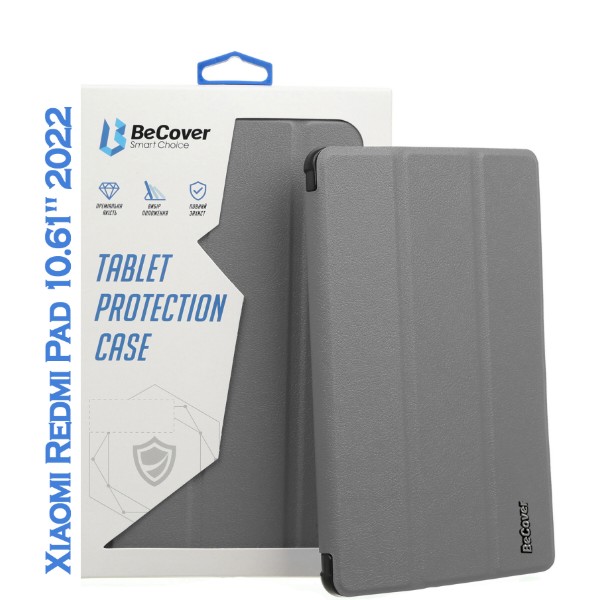 Фото - Чехол для планшета BeCover Smart Case for Xiaomi Redmi Pad 10.61'' 2022 Grey (708725)