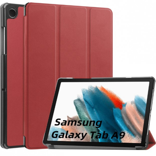 Фото - Чохол для планшету BeCover Smart Case for Samsung Galaxy Tab A9 SM-X115 8.7" Red Wine (709911)