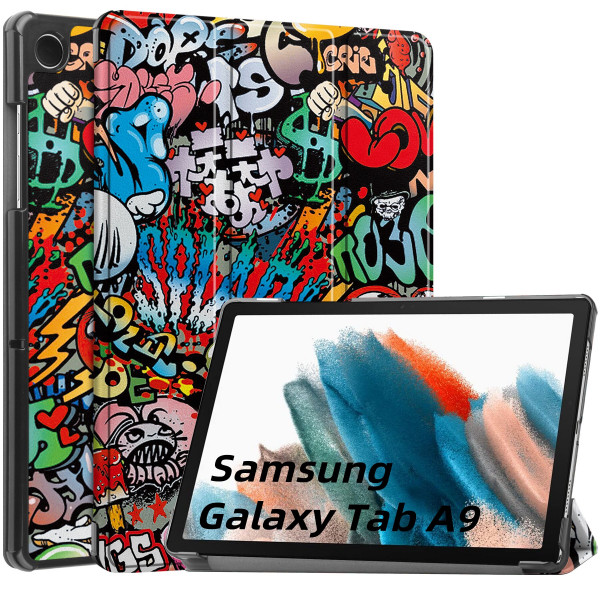 Фото - Чохол для планшету BeCover Smart Case for Samsung Galaxy Tab A9 SM-X115 8.7" Graffiti (709914)