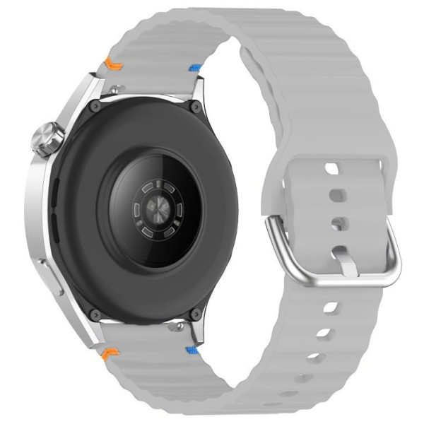Фото - Ремінець для смарт-годинника BeCover Ribbed Tape (20mm) for Huawei Watch GT 3 (42mm) / GT 2 (42mm) / GT 3 Pro (43mm Ceramic) / Watch 2 (Sport) Lite Gray (714872)