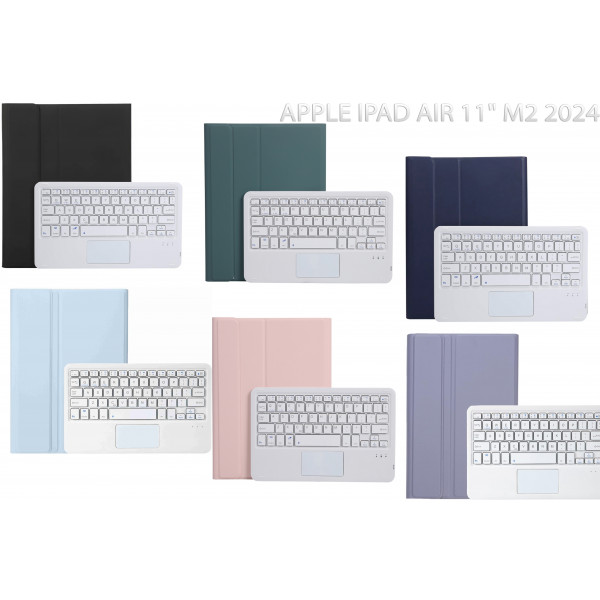 Фото - Чохол-клавіатура для планшета BeCover з бездротовою клавіатурою (TouchPad) for Apple iPad Air 11'' (M2)/iPad Air 11'' (M3) Deep Blue (712596)