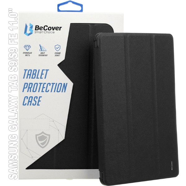 Фото - Чехол для планшета BeCover Smart Case for Samsung Galaxy Tab S9 (SM-X710/SM-X716)/S9 FE (SM-X510/SM-X516B) 11.0" Black (709890)