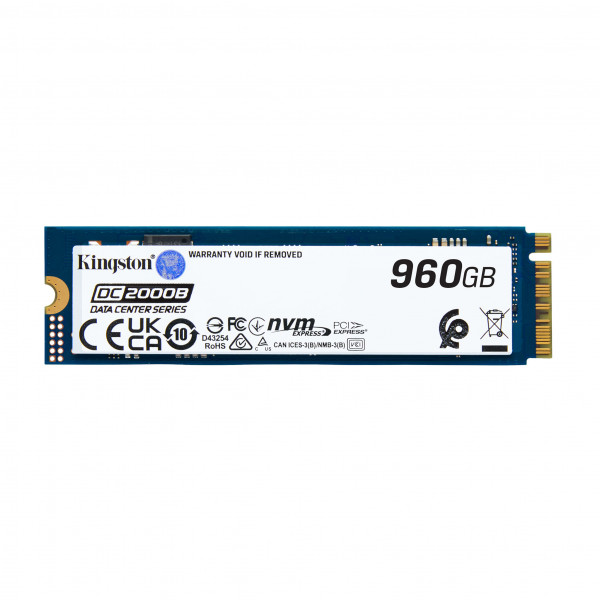Фото - SSD-накопичувач внутрішній Kingston DC2000B 960GB M.2 2280 NVMe PCIe 4.0 x4 3D TLC (SEDC2000BM8/960G)