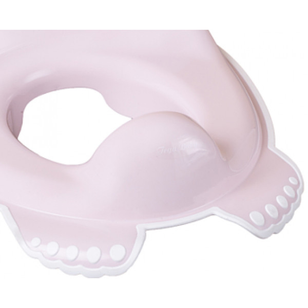 Фото - Детская накладка на унитаз классическая Tega Baby Утенок с антискользящей резиной Светло-розовый (DK-002-130)