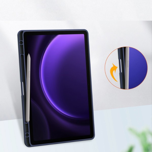 Фото - Чехол для планшета BeCover Soft Edge с креплением для стилуса for Samsung Galaxy Tab S10 FE (SM-X520/SM-X526) 10.9" Deep Blue (713301)