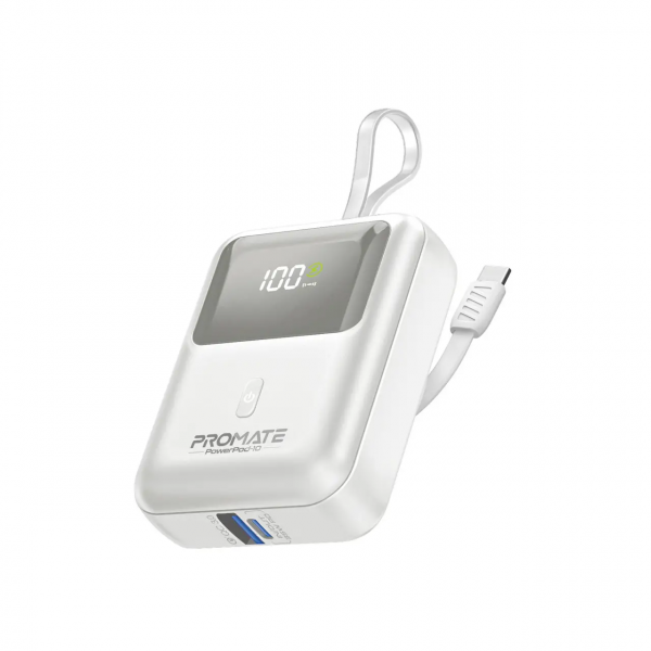 Фото - Уцінка - Батарея мобільна Promate 10000mAh (powerpod-10.white)