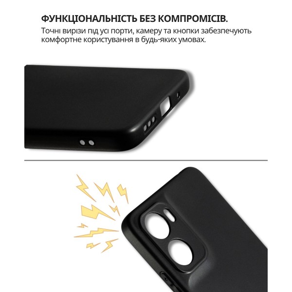 Фото - Чехол для смартфона BeCover for Motorola Moto G06/G06 Power 4G Black (714690)