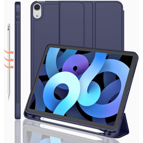 Фото - Чохол для планшета BeCover Tri Fold Soft TPU BeCover з кріпленням Apple Pencil for Apple iPad Air 11" M4 2026 Deep Blue (715230)