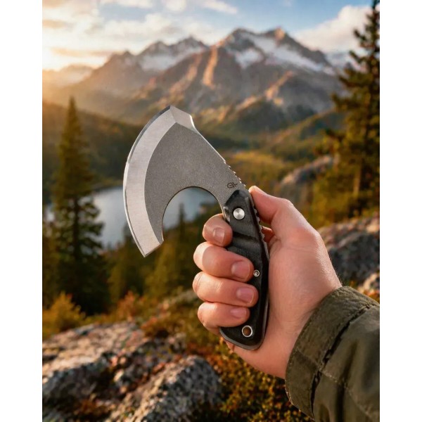 Фото - Набор садовых инструментов Fiskars Мачете Gerber Compact Clearpath + Нож-топорик Gerber DOWNWIND ULU (1024856105984)