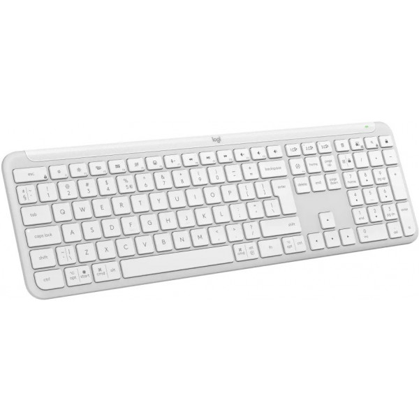 Фото - Клавіатура бездротова Logitech Signature Slim Wireless Keyboard K950 White (920-012466)