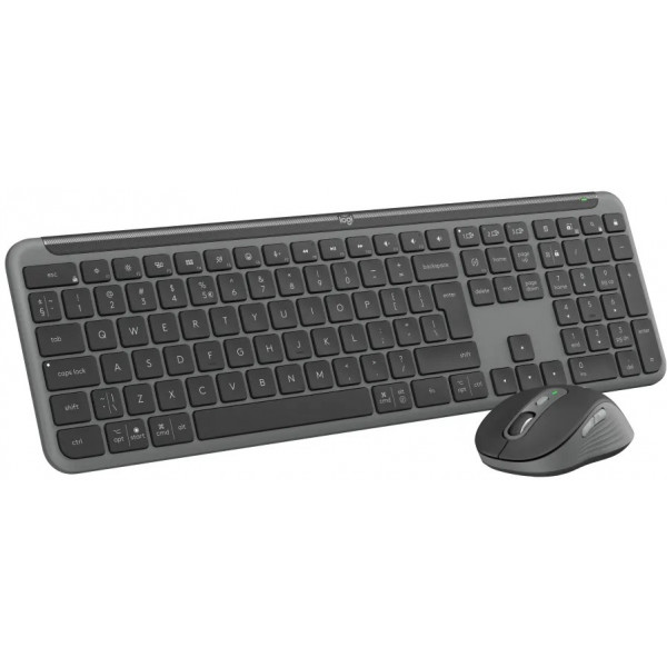 Фото - Клавіатура + миша бездротова Logitech Signature Slim Combo MK950 Graphite (920-012490) Фото - Клавіатура + миша бездротова Logitech Signature Slim Combo MK950 Graphite (920-012490)