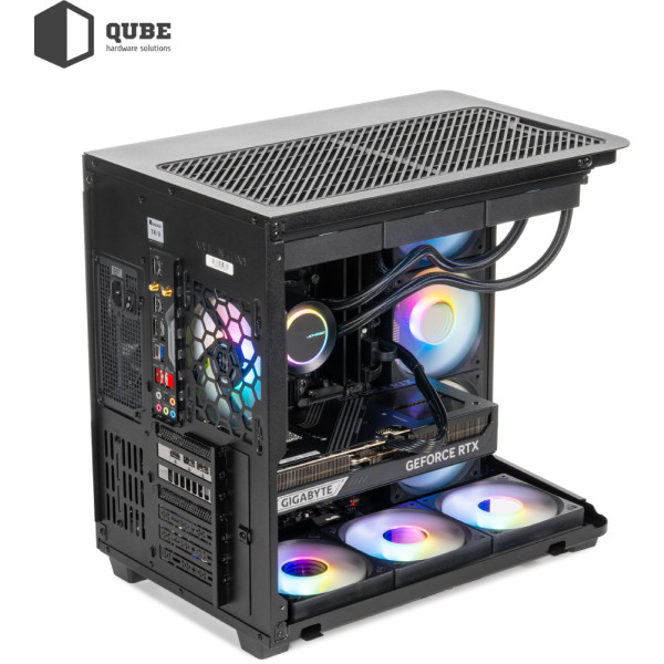 Фото - Системний блок QUBE QB Ryzen 7 9800X3D RTX 5070 Ti 16GB TK3B 641010Win (Ryzen79800X3DRTX5070TI16GBTK3B641010Win)