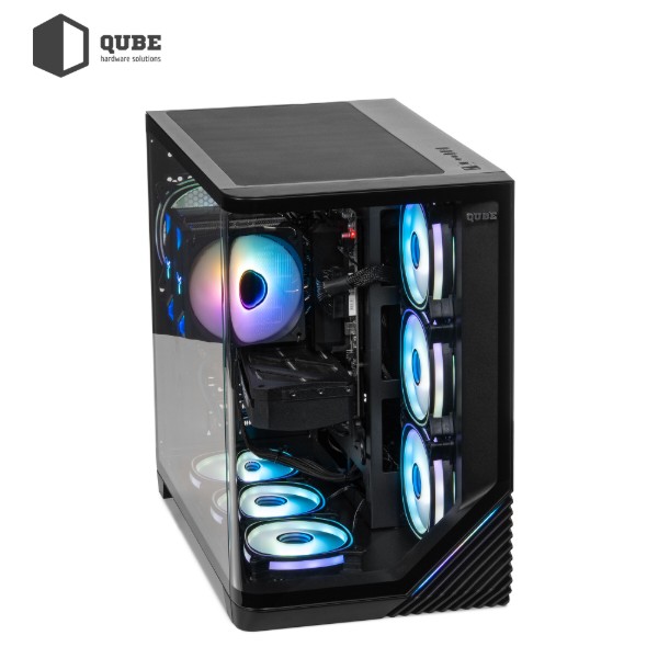 Фото - Системний блок QUBE QB Ryzen 5 9600X RTX 5070 Ti 16GB MRGb 641010 (Ryzen59600XRTX5070TI16GBMRGb641010)