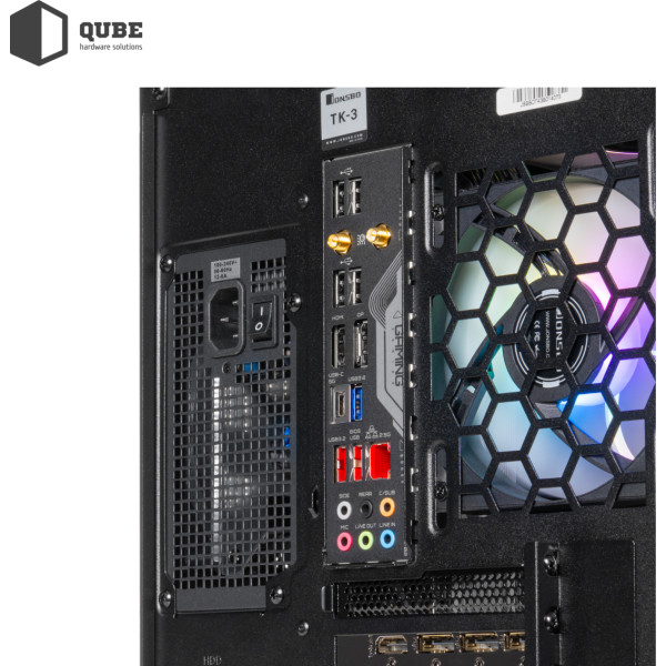 Фото - Системний блок QUBE QB Ryzen 7 9800X3D RTX 5070 Ti 16GB TK3B 641010Win (Ryzen79800X3DRTX5070TI16GBTK3B641010Win)