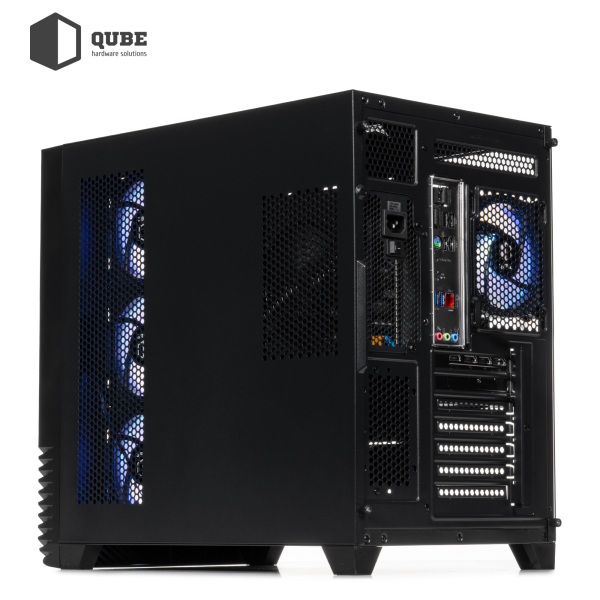 Фото - Системный блок QUBE QB Ryzen 7 7700 RTX 5070 Ti 16GB MRGb 321010Win (Ryzen77700RTX5070TI16GBMRGb321010Win)