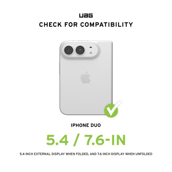 Фото - Чехол для смартфона UAG for iPhone 18 Duo, Mouve Magsafe, Ice (114566114343)