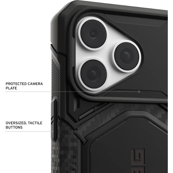 Фото - Чохол для смартфона UAG for iPhone 18 Pro Max, Monarch Pro Magsafe, Carbon Fiber (114568114242)