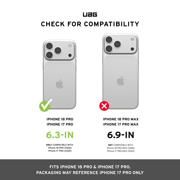 Фото - Чохол для смартфону UAG for iPhone 18 Pro, Plyo Magsafe, Iridiscent (114591114K4K)