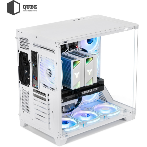 Фото - Системный блок QUBE QB Ryzen 7 7700 RTX 5070 12GB MRGw 321010Win (Ryzen77700RTX507012GBMRGw321010Win)