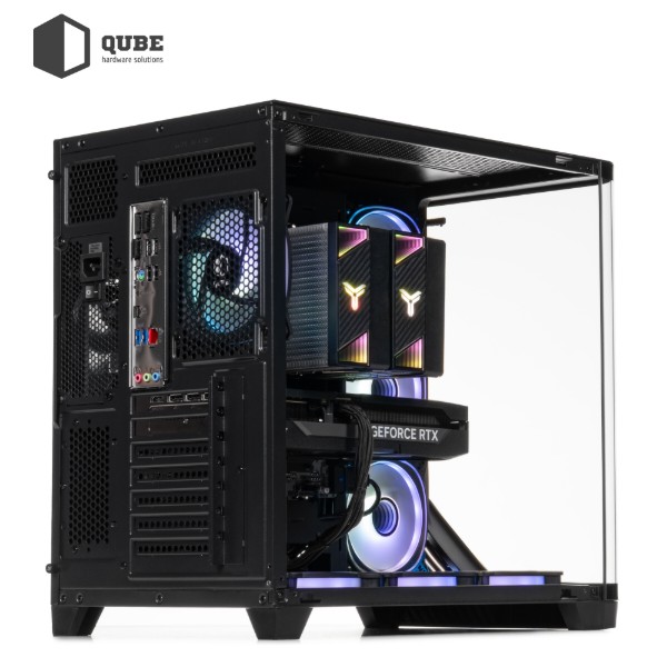 Фото - Системний блок QUBE QB Ryzen 5 9600X RTX 5070 Ti 16GB MRGb 641010 (Ryzen59600XRTX5070TI16GBMRGb641010)