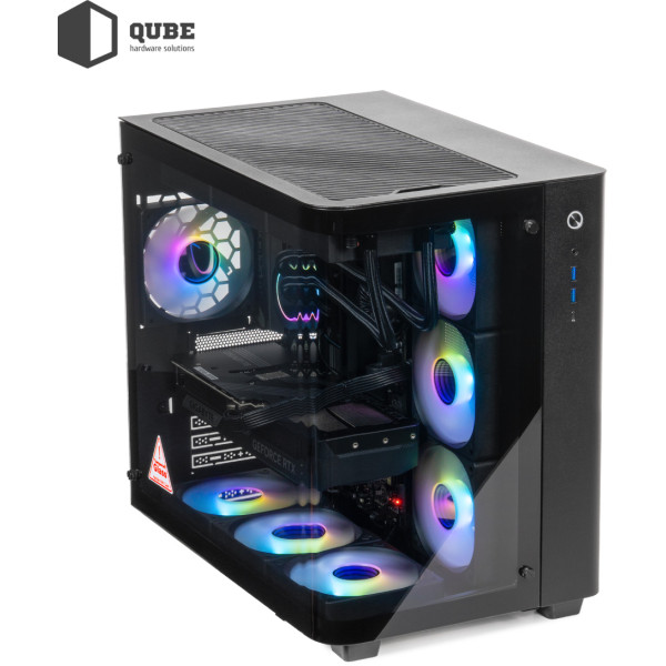 Фото - Системний блок QUBE QB Ryzen 7 9800X3D RTX 5070 Ti 16GB TK3B 641010Win (Ryzen79800X3DRTX5070TI16GBTK3B641010Win)