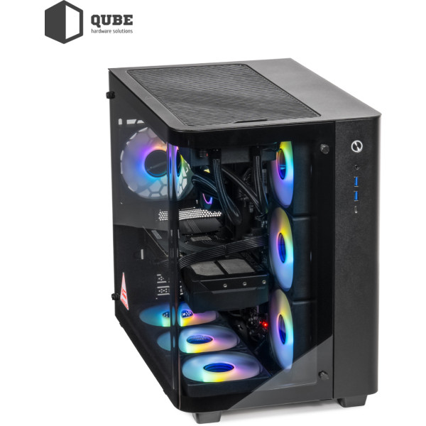 Фото - Системний блок QUBE QB Ryzen 7 9800X3D RTX 5070 Ti 16GB TK3B 641010Win (Ryzen79800X3DRTX5070TI16GBTK3B641010Win)