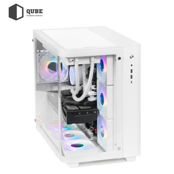 Фото - Системний блок QUBE QB Ryzen 9 9900X RTX 5070 Ti 16GB TK3W 961010Win (Ryzen99900XRTX5070TI16GBTK3W961010Win)