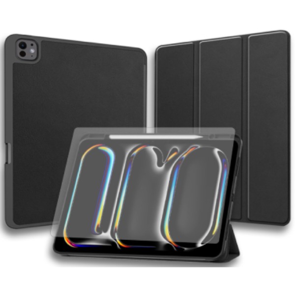 Фото - Чехол для планшета AIRON Premium SOFT for Apple iPad Pro 13 2024 с защ. пленкой и салфеткой Black (4822352781129)