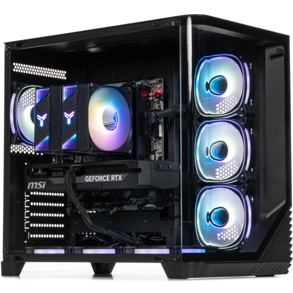 Фото - Системный блок QUBE QB Ryzen 7 7700 RTX 5070 Ti 16GB MRGb 321010Win (Ryzen77700RTX5070TI16GBMRGb321010Win)