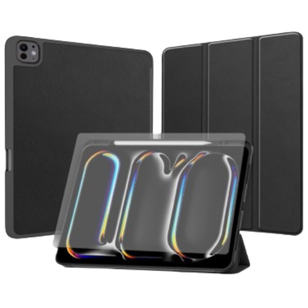 Фото - Чехол для планшета AIRON Premium SOFT for Apple iPad Pro 13 2024 с защ. пленкой и салфеткой Black (4822352781129)