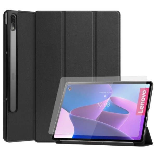Фото - Чехол для планшета AIRON Premium for Lenovo Tab P12 Pro с защитной пленкой и салфеткой Black (4822352781108)