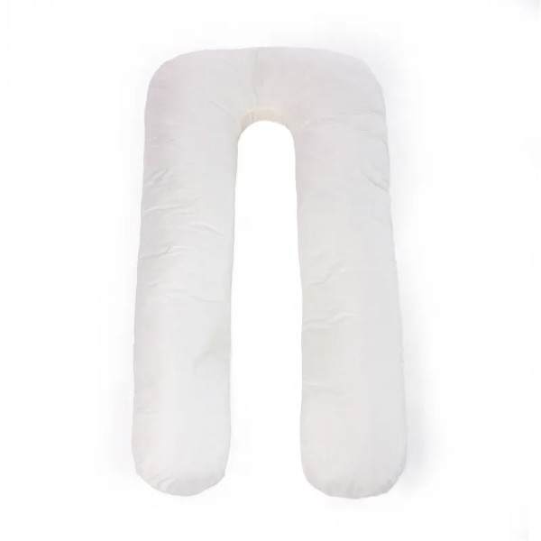 Фото - Подушка для будущих мам MirSon №8593 Eco Line Creamy упрощенная U-образная (2200006346784)