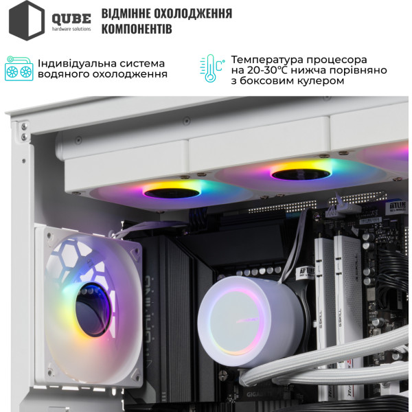Фото - Системный блок QUBE QB Core Ultra 7 265KF RTX 5070 12GB TK3W 961020 (CoreUltra7265KFRTX507012GBTK3W961020)