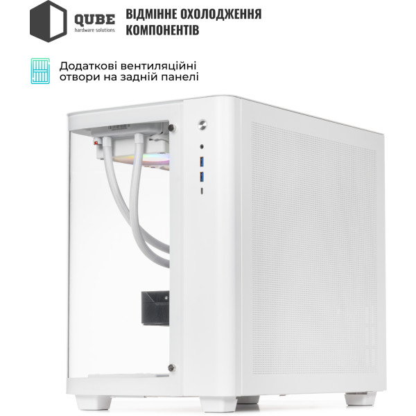 Фото - Системный блок QUBE QB Core Ultra 7 265KF RTX 5070 12GB TK3W 961020 (CoreUltra7265KFRTX507012GBTK3W961020)