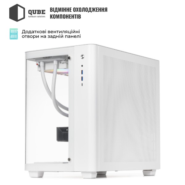 Фото - Системный блок QUBE QB Core Ultra 7 265KF RTX 5070 12GB TK3W 641010Win (CoreUltra7265KFRTX507012GBTK3W641010Win)