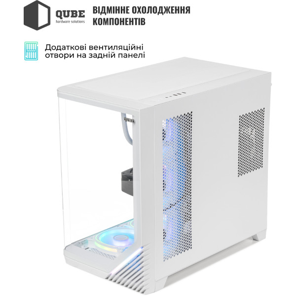 Фото - Системний блок QUBE QB Ryzen 7 9700X RTX 5060 Ti 16GB MRGw 641010Win (Ryzen79700XRTX5060TI16GBMRGw641010Win)