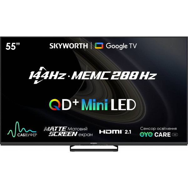 Фото - Телевизор Skyworth 55X87PRO MiniLED QLED+ 144Hz GameTV
