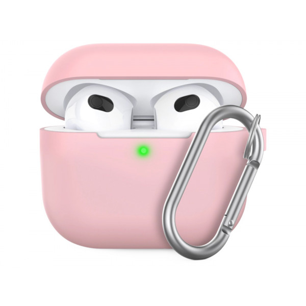 Фото - Чохол для навушників KeyBudz for Apple AirPods 3 Elevate Series Keychain Blush Pink (AP3_S5_BPK)