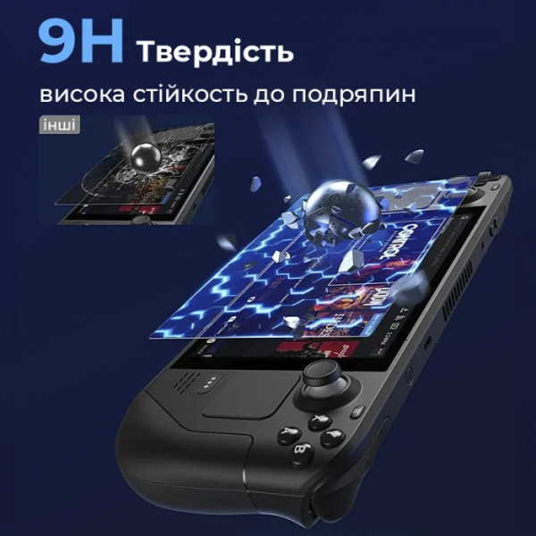 Фото - Захисне скло для ігрової приставки JSAUX GP0110 for Steam Deck Matte (6126755803407)