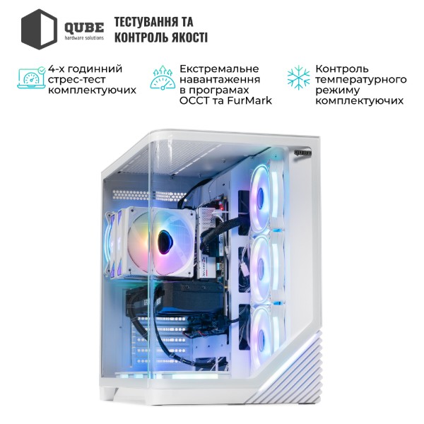 Фото - Системный блок QUBE QB Ryzen 5 9600X RTX 5070 Ti 16GB MRGw 321020 (Ryzen59600XRTX5070TI16GBMRGw321020)