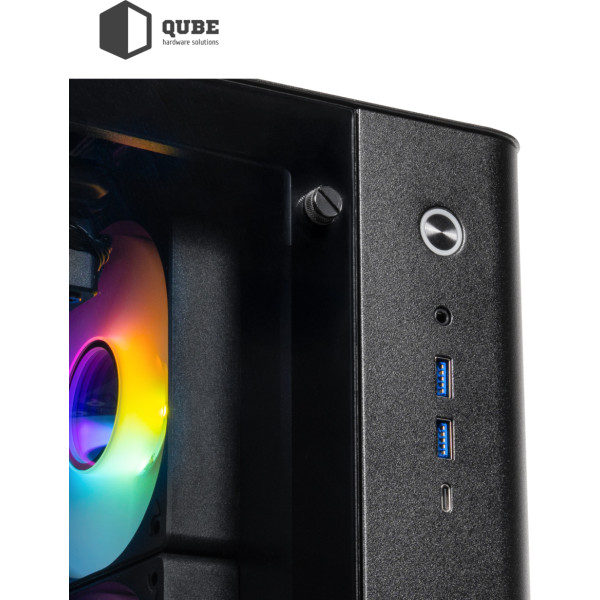 Фото - Системний блок QUBE QB Ryzen 7 9800X3D RTX 5070 Ti 16GB TK3B 641010Win (Ryzen79800X3DRTX5070TI16GBTK3B641010Win)