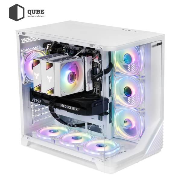 Фото - Системний блок QUBE QB Ryzen 5 9600X RTX 5070 Ti 16GB MRGw 321020 (Ryzen59600XRTX5070TI16GBMRGw321020)