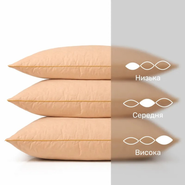 Фото - Подушка стандартная MirSon шелковая 1256 Carmela Natural Silk Kapok Мягкая 40х60 см (2200001518544)