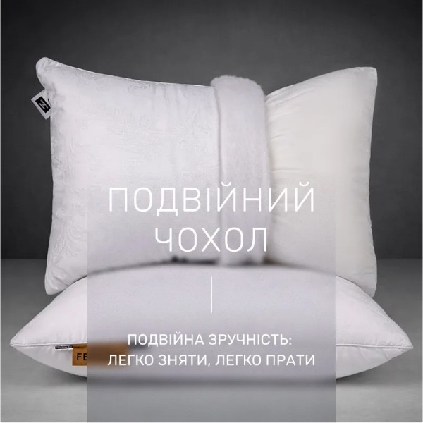 Фото - Подушка стандартная MirSon №15-93 Ferrero memory effekt White 50х70 (2200011167657)