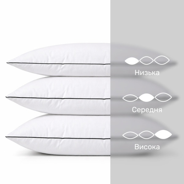 Фото - Подушка стандартна MirSon №1520 Royal Light EcoSilk 60х60 см (2200005064238)